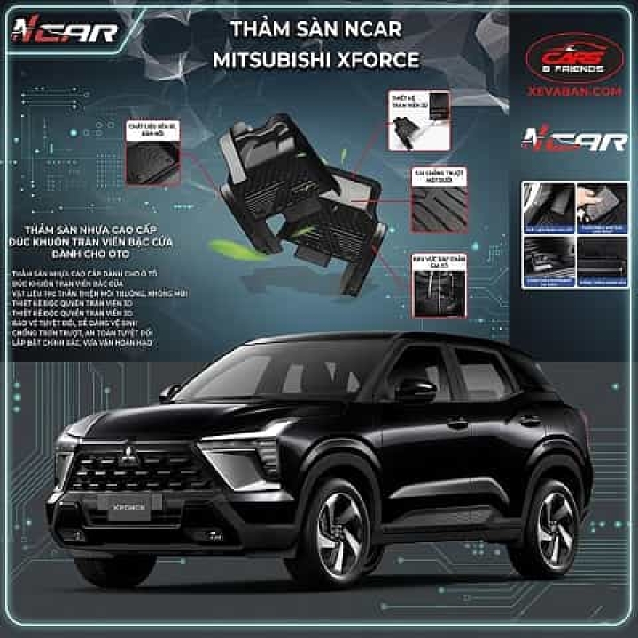 Thảm sàn Ncar cho MITSUBISHI XFORCE